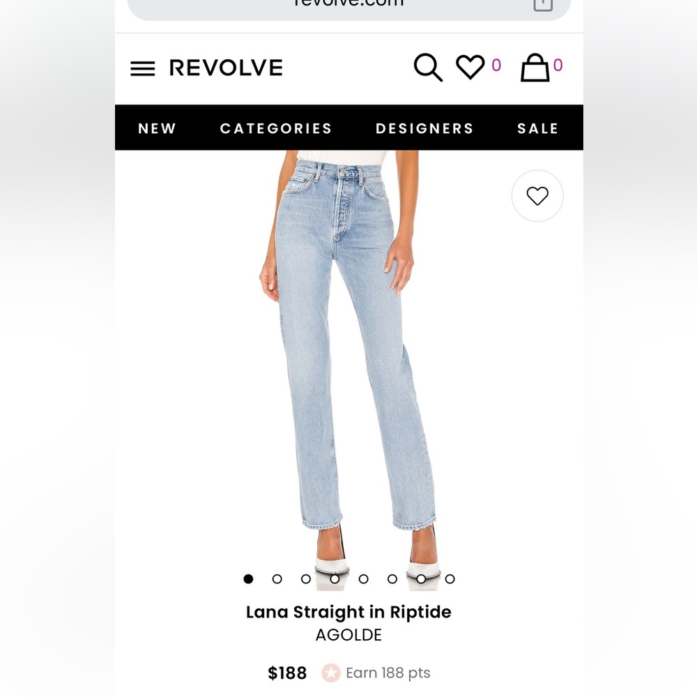 AGOLDE Lana Jean, size 27